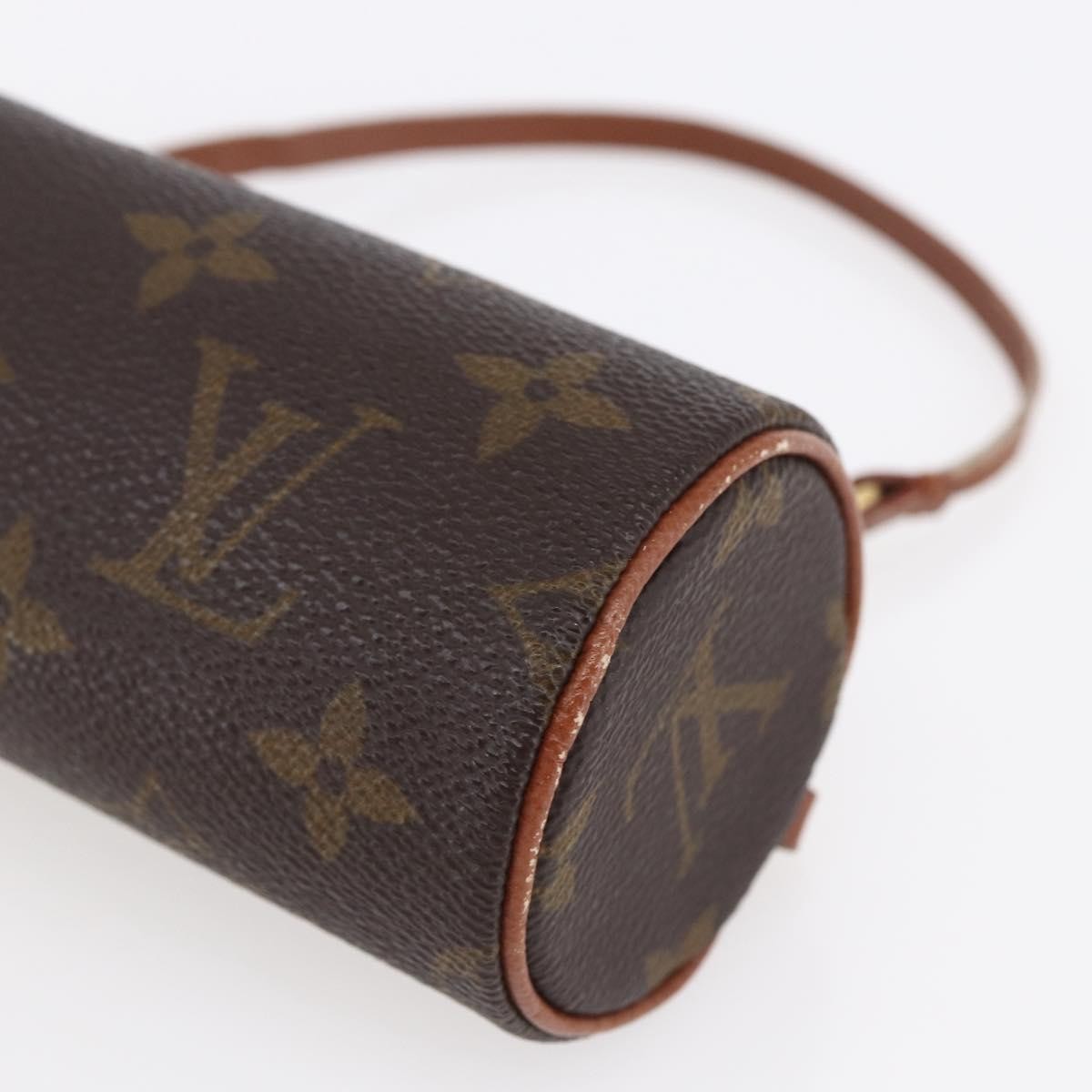 Louis Vuitton Papillon Pochette Monogram Canvas, BROWN, CANVAS, Clutche & pouche