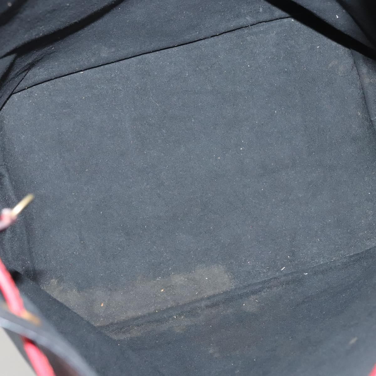 Louis Vuitton Bicolor Noe Handbag Epi Leather, BLACK, LEATHER, Shoulder bag