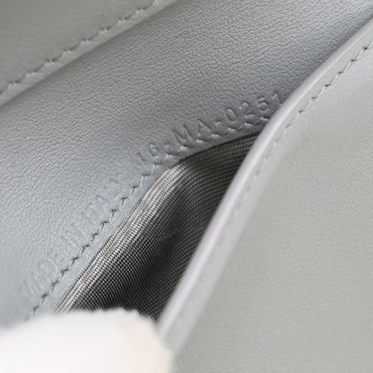 Christian Dior Saddle Trifold Flap Wallet Leather, BLUE, LEATHER, Wallets