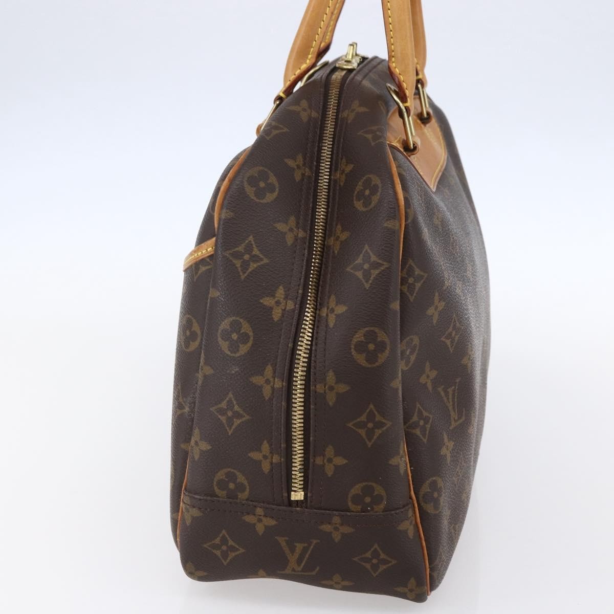 Louis Vuitton Deauville Handbag Monogram Canvas, BROWN, CANVAS, Handbag