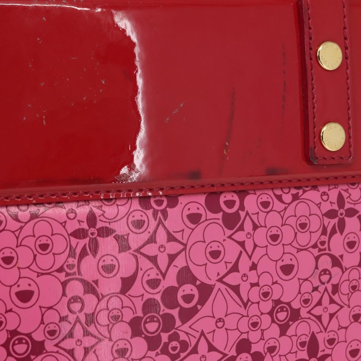 Louis Vuitton Voyage Tote Cosmic Blossom, PINK, PATENT_LEATHER, Tote bag