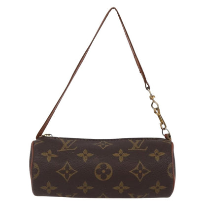 Louis Vuitton Papillon Handbag Monogram Canvas, BROWN, CANVAS, Clutche & pouche