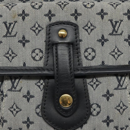 Louis Vuitton Mary Kate Messenger Bag Mini Lin, NAVY, CANVAS, Shoulder bag