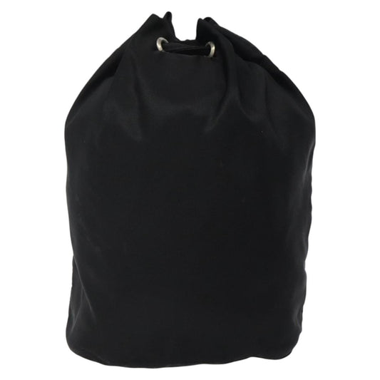 Prada Vela Drawstring Bucket Wristlet Pouch Tessuto, BLACK, NYLON, Clutche & pouche