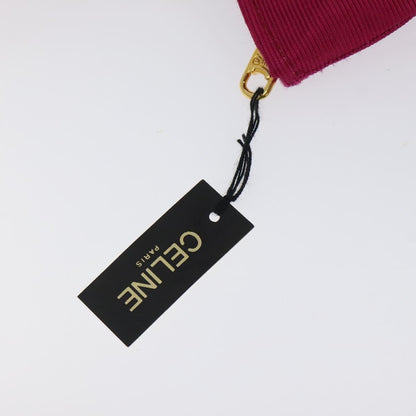 Celine Circle Logo Pouch Nylon, PINK, NYLON, Clutche & pouche