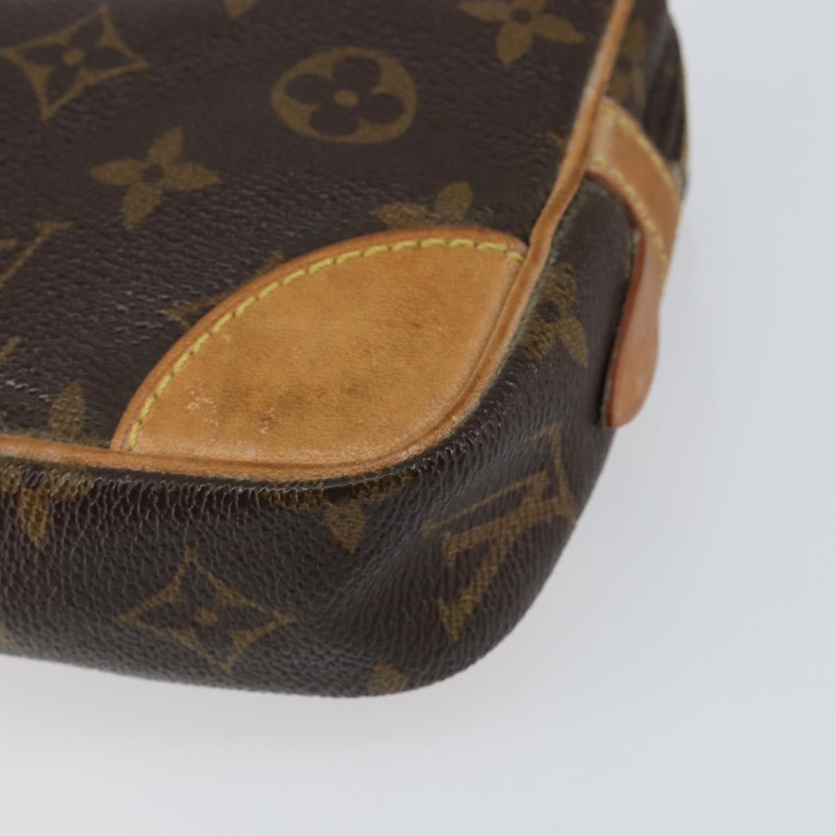 Louis Vuitton Marly Dragonne Clutch Monogram Canvas, BROWN, CANVAS, Clutche & pouche
