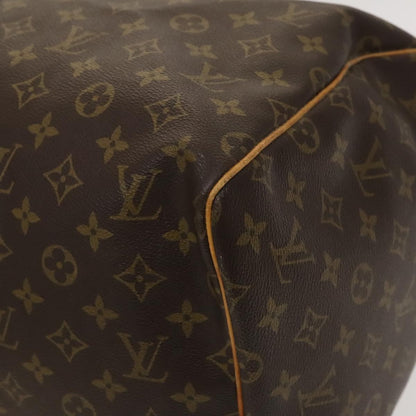 Louis Vuitton Keepall Bag Monogram Canvas, BROWN, CANVAS, Travel bag