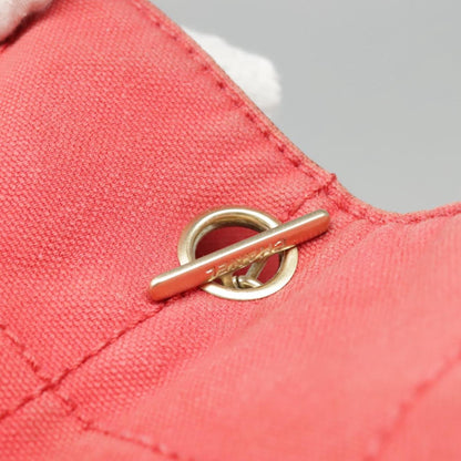 Chanel Chocolate Bar Coco Mark handbag Canvas, RED, CANVAS, Handbag