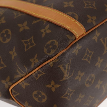 Louis Vuitton Shopping Sac Handbag Monogram Canvas, BROWN, CANVAS, Tote bag