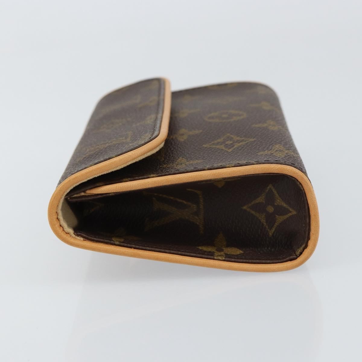 Louis Vuitton Florentine Waist Bag Monogram Canvas, BROWN, CANVAS, Clutche & pouche