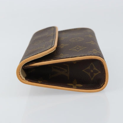Louis Vuitton Florentine Waist Bag Monogram Canvas, BROWN, CANVAS, Clutche & pouche