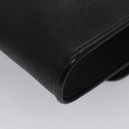 Christian Dior Vintage Honeycomb chain Canvas, BLACK, CANVAS, Handbag