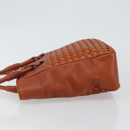Bottega Veneta Parachute Handle Bag Intrecciato Leather, BROWN, LEATHER, Tote bag