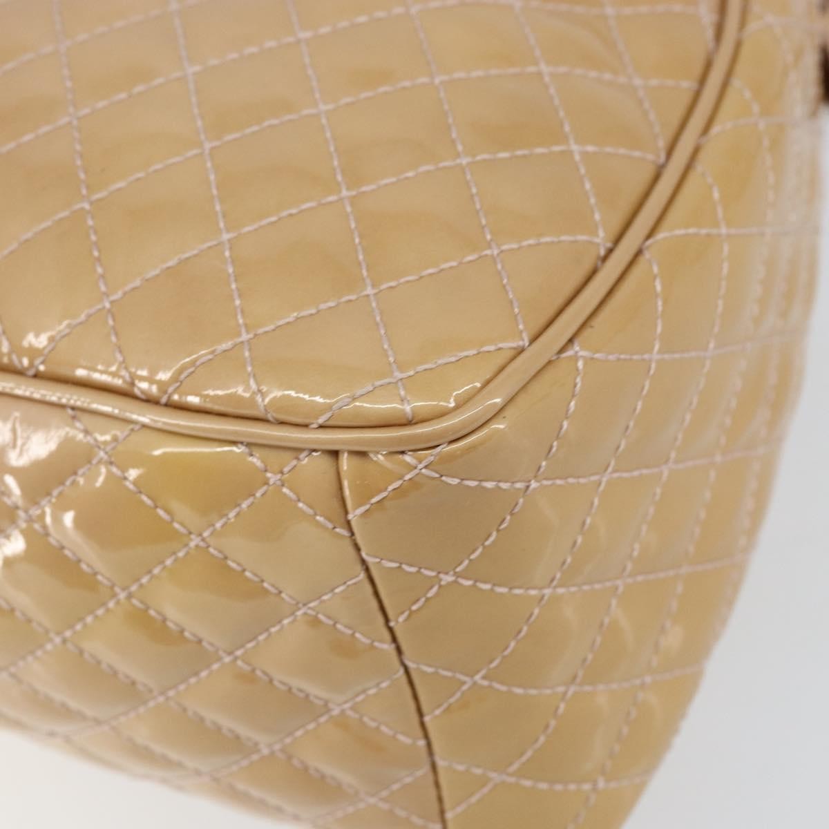 Salvatore Ferragamo Vala Handbag Patent leather, BEIGE, PATENT_LEATHER, Handbag