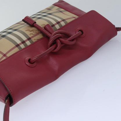 Burberry Nova check Shoulder bag Canvas, BEIGE, CANVAS, Shoulder bag