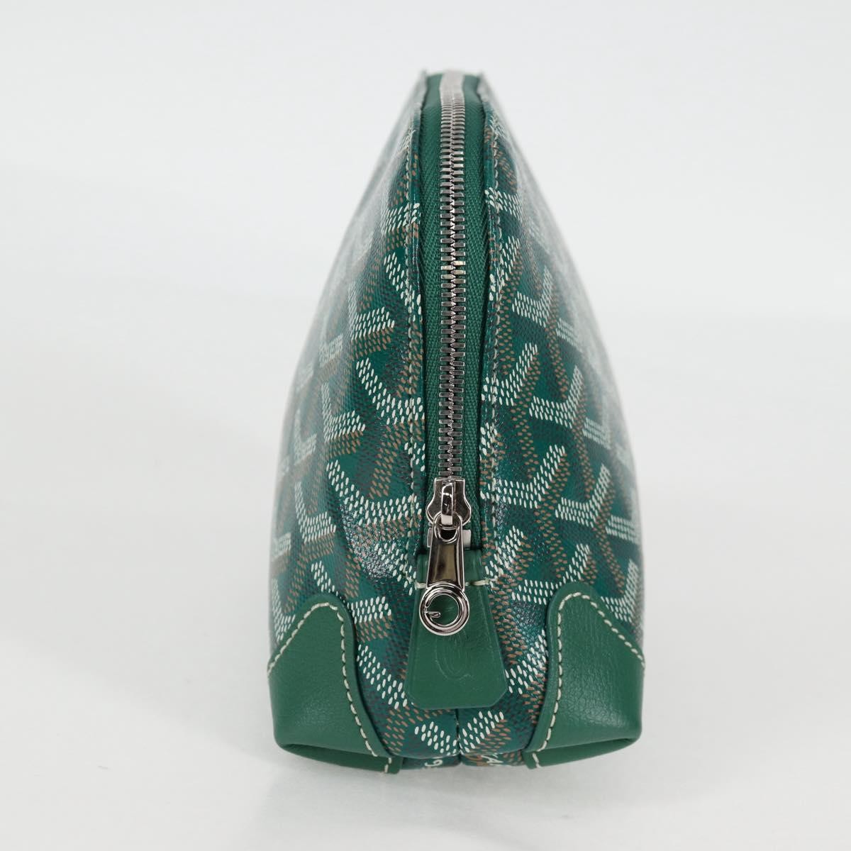 Goyard Vendome cosmetic pouch Canvas, GREEN, CANVAS, Clutche & pouche