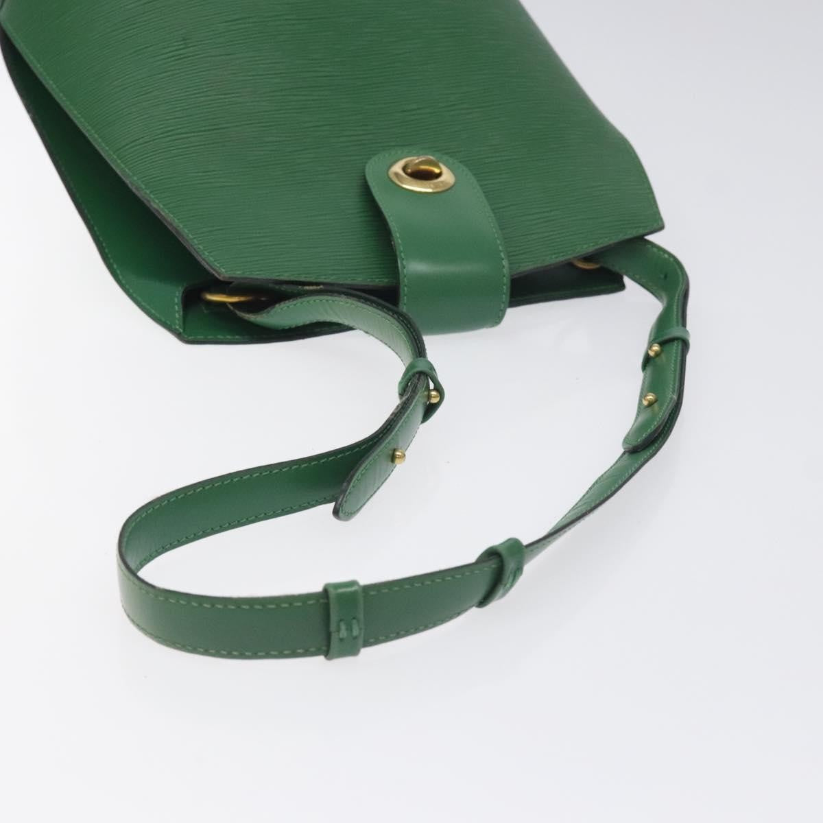 Louis Vuitton Cluny Shoulder Bag Epi Leather, GREEN, LEATHER, Shoulder bag