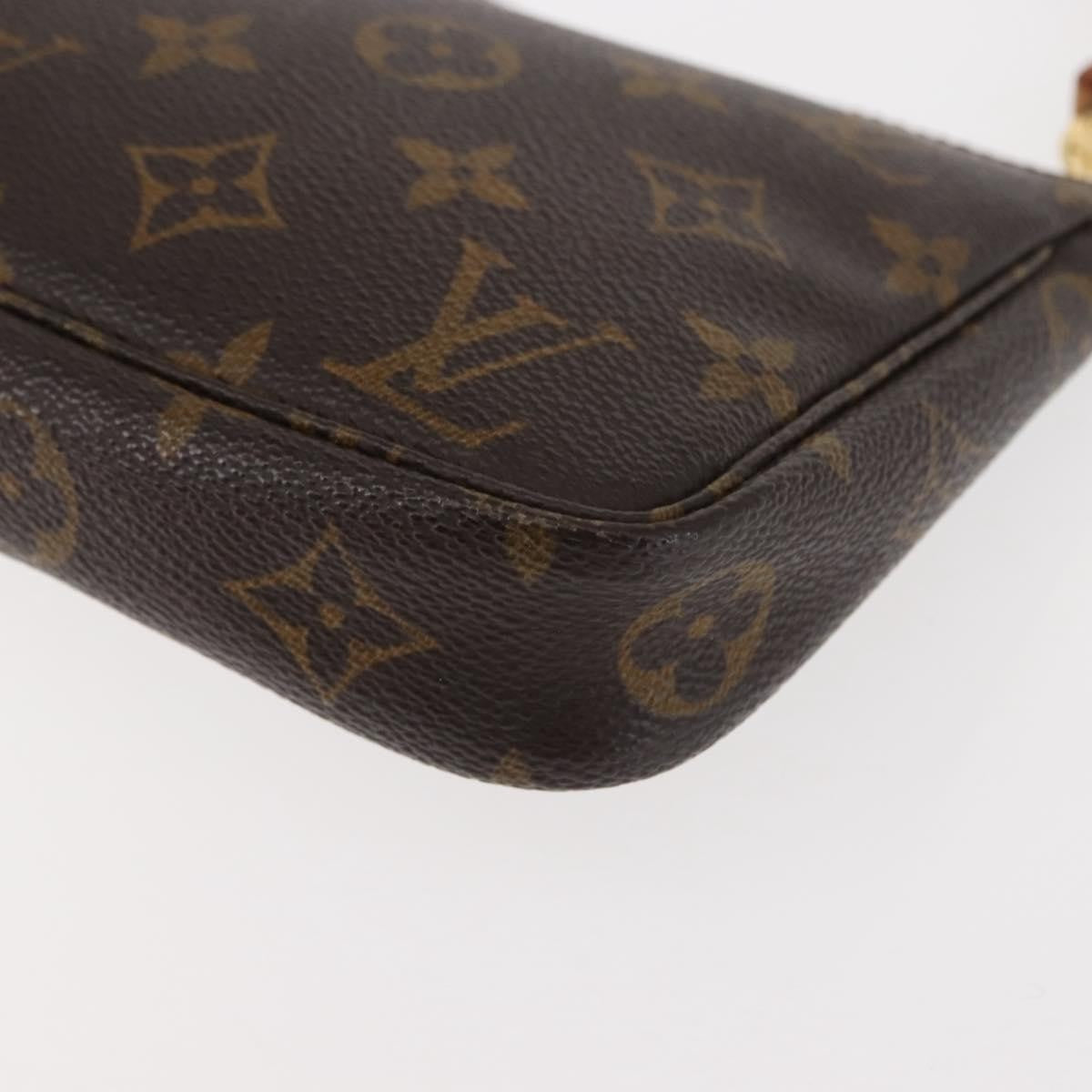 Louis Vuitton Pochette Accessoires NM Monogram Canvas, BROWN, CANVAS, Clutche & pouche
