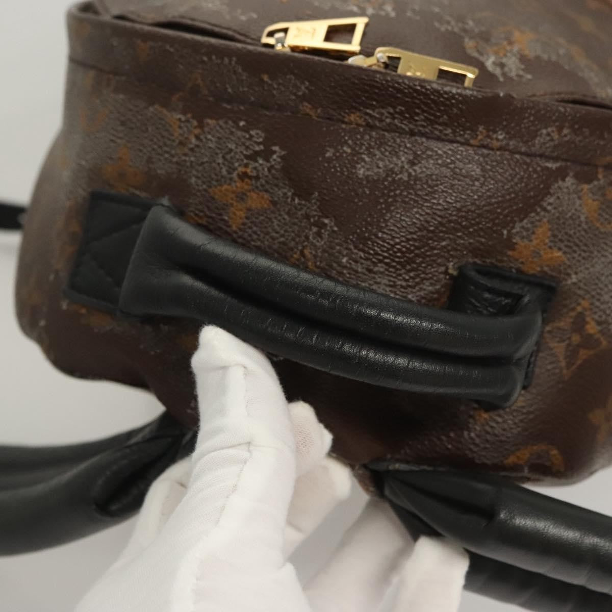 Louis Vuitton Palm Springs Backpack Reverse Monogram Canvas, BROWN, CANVAS, Backpack