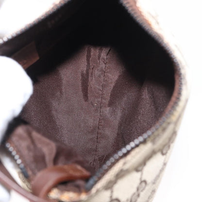 Gucci Abbey Canvas Leather, BEIGE, CANVAS, Shoulder bag