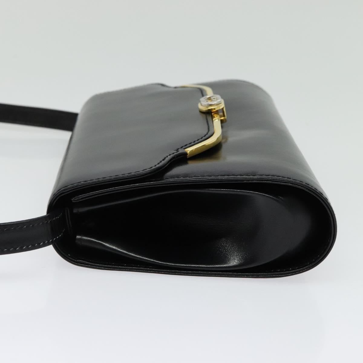 Gucci Vintage Shoulder Bag Leather, BLACK, LEATHER, Shoulder bag