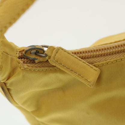 Prada Hobo Tessuto, YELLOW, NYLON, Clutche & pouche