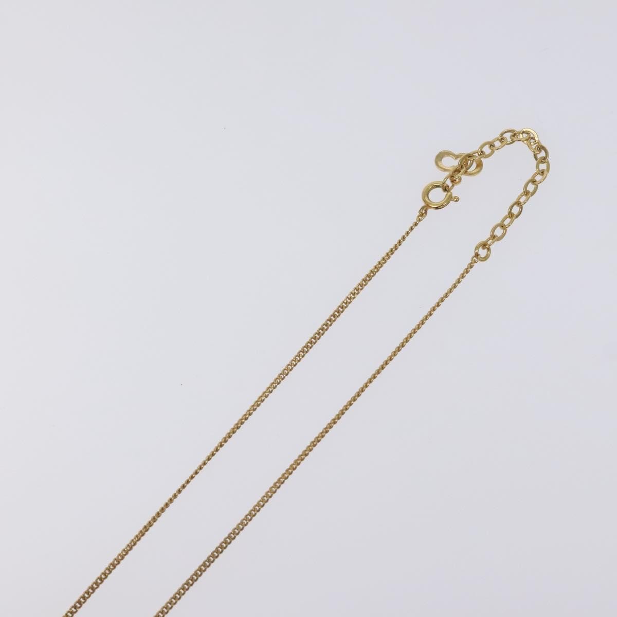 Christian Dior CD Pendant Necklace Gold-plated, GOLD, METAL, Necklace