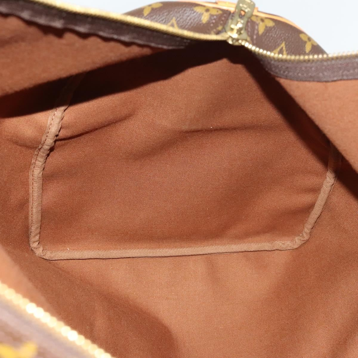 Louis Vuitton Keepall Bag Monogram Canvas, BROWN, CANVAS, Travel bag