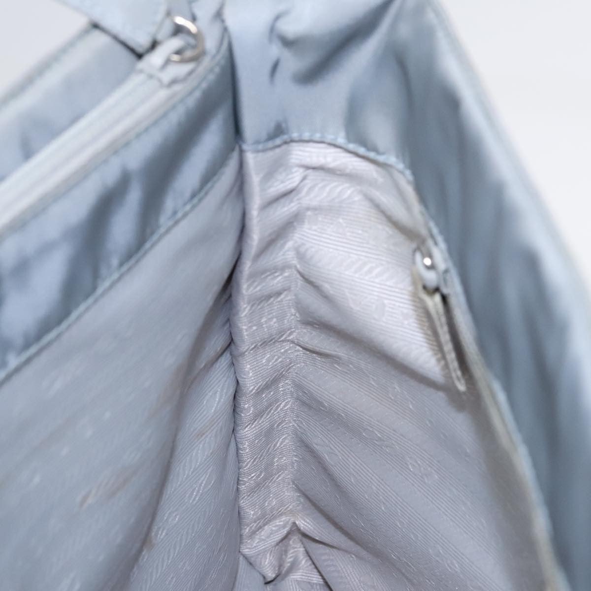 Prada Vintage Tote Tessuto, BLUE, NYLON, Tote bag