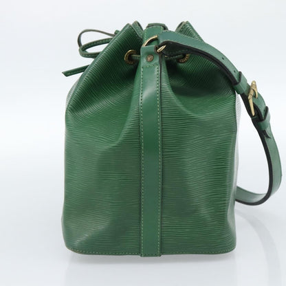 Louis Vuitton Petit Noe Handbag Epi Leather, Green, Leather, Shoulder Bag