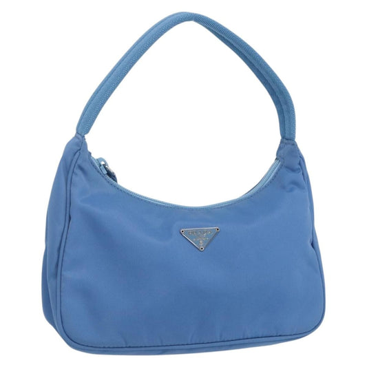 Prada Hobo Tessuto, BLUE, NYLON, Handbag