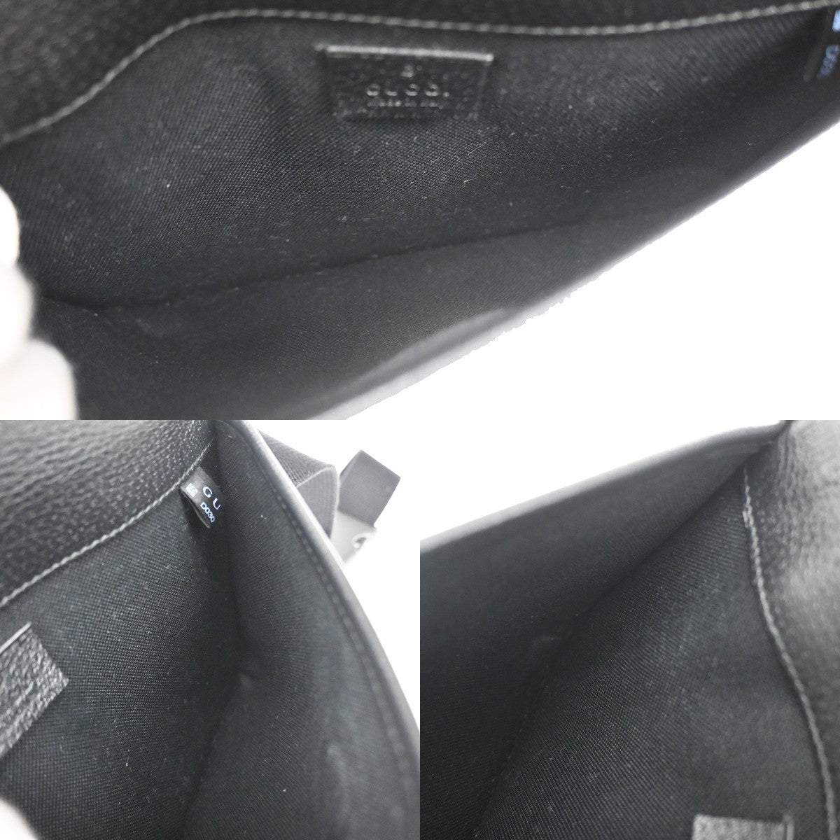 Gucci Sac bandoulière psychédélique Canvas Leather, BLACK, CANVAS, Shoulder bag