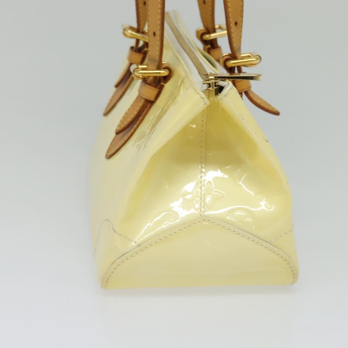 Louis Vuitton Rosewood Avenue Handbag Monogram Vernis, BEIGE, PATENT_LEATHER, Handbag