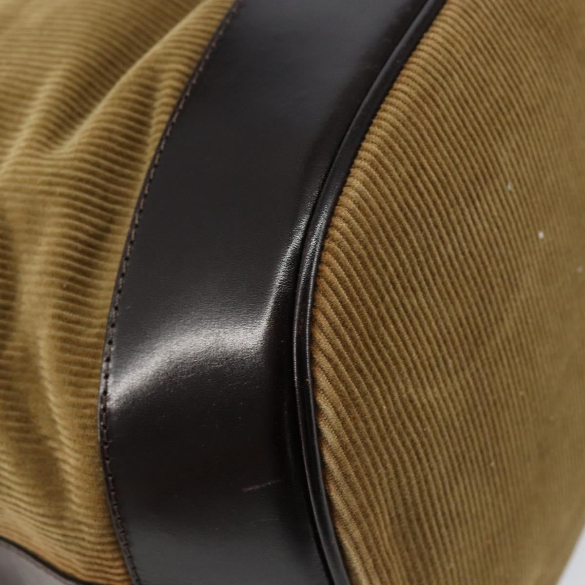 Fendi Vintage Top Handle Bag Velvet, BEIGE, VELVET, Handbag