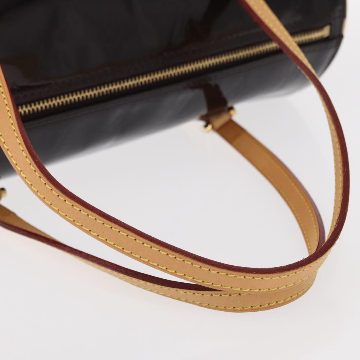 Louis Vuitton Bedford Handbag Monogram Vernis, BURGUNDY, PATENT_LEATHER, Handbag