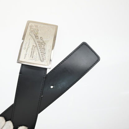 Louis Vuitton Travelling Requisites Belt Leather, BLACK, LEATHER, Belts
