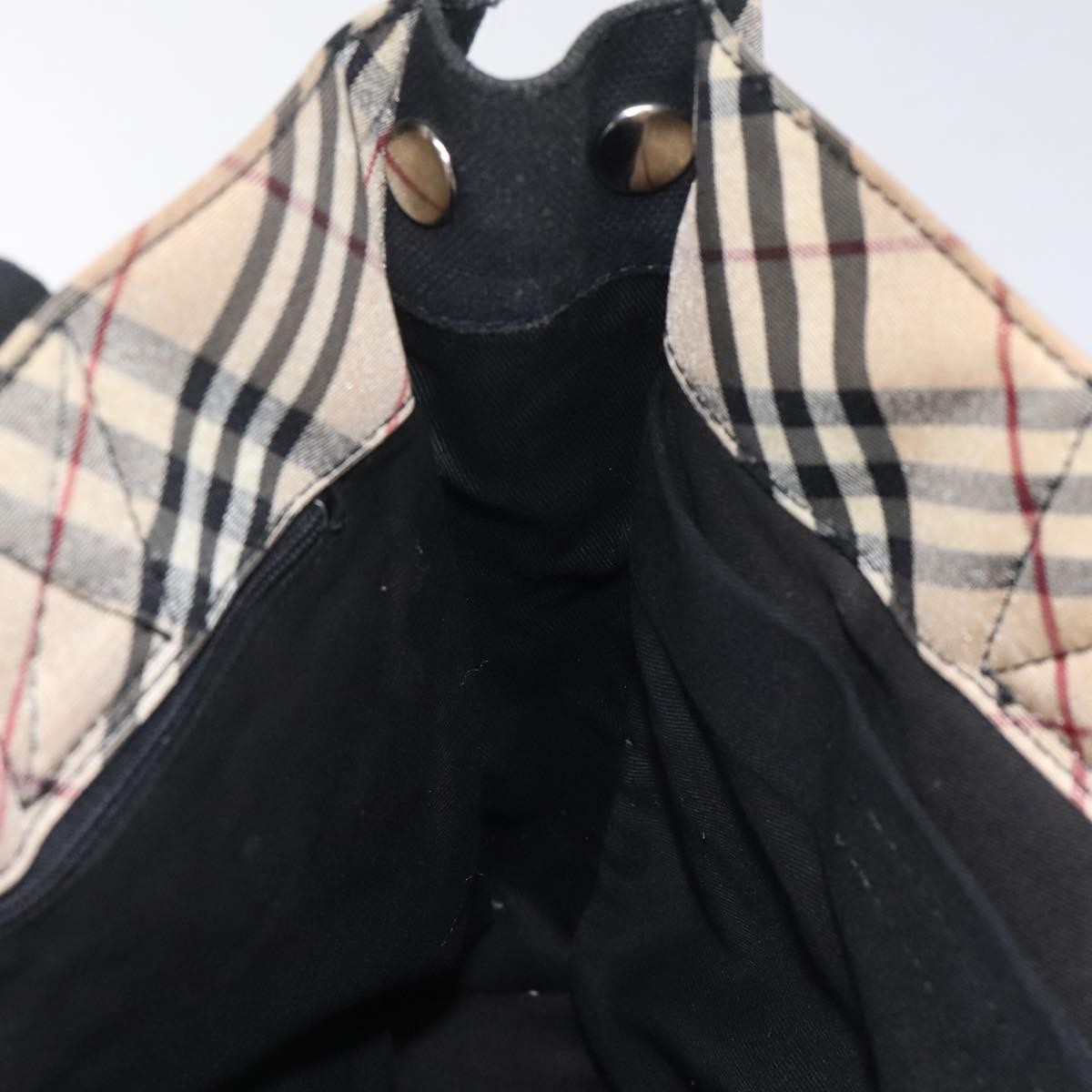 Burberry Nova Check Tote canvas check pattern, BLACK, CANVAS, Tote bag