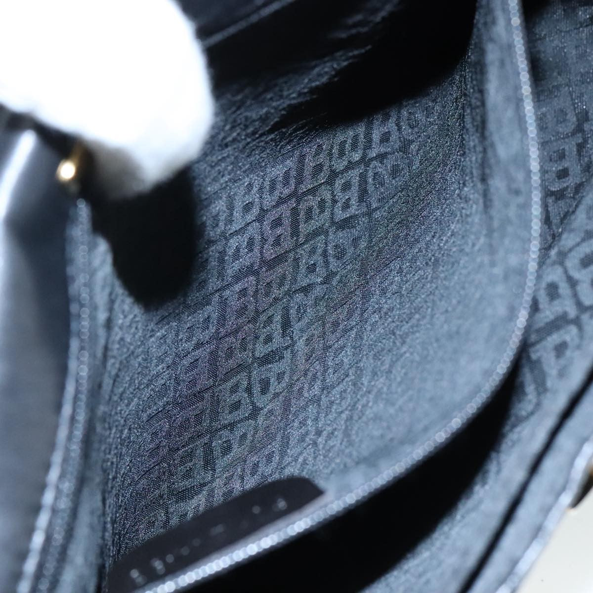 Bally Vintage Flap Handbag Quilted Leather, BLACK, LEATHER, Handbag