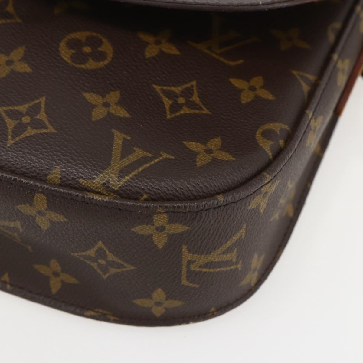 Louis Vuitton Saint Cloud Handbag Monogram Canvas, BROWN, CANVAS, Shoulder bag