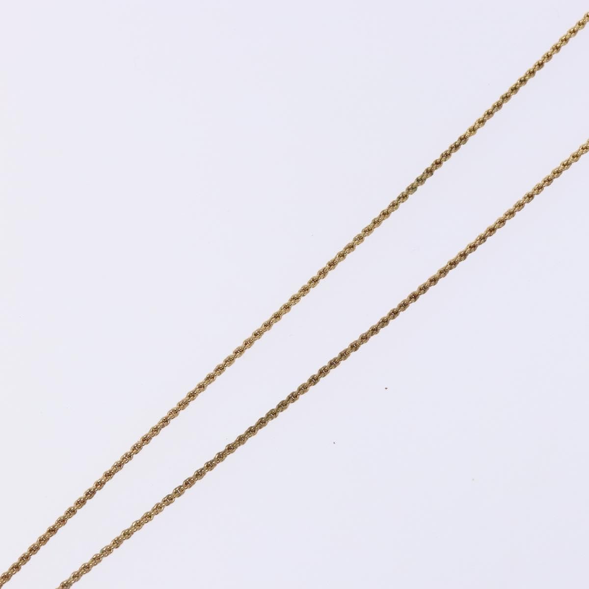 Christian Dior CD Round Pendant Necklace Metal, GOLD, METAL, Necklace