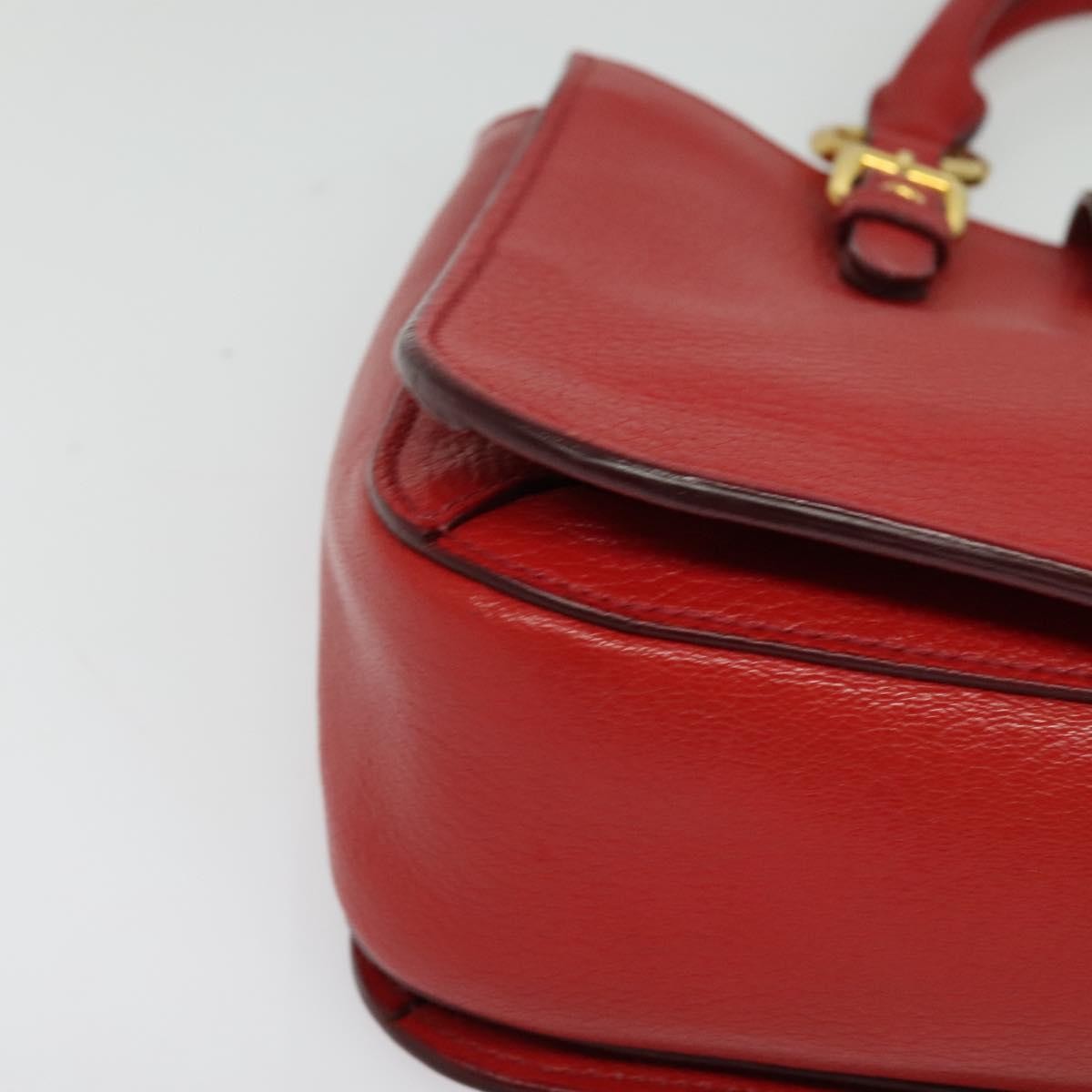 Miu Miu Madras Convertible Lock Tote Leather, RED, LEATHER, Handbag