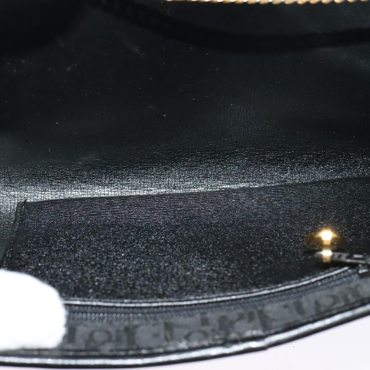 Christian Dior Vintage Trotter Crossbody Bag Canvas, BLACK, CANVAS, Shoulder bag