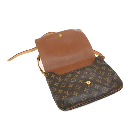 Louis Vuitton Musette Tango Handbag Monogram Canvas, BROWN, CANVAS, Shoulder bag