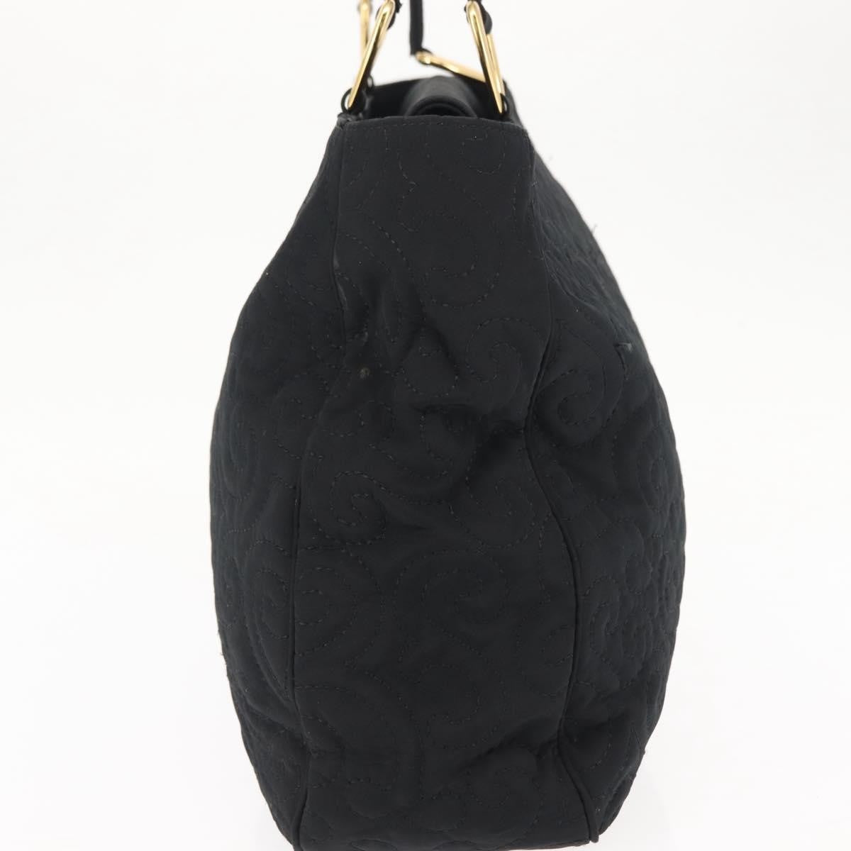 Saint Laurent Vintage Shoulder Bag Nylon, BLACK, NYLON, Tote bag