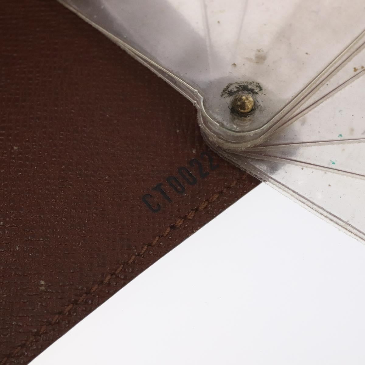 Louis Vuitton Porte Cartes Pression Card Case Monogram Canvas, BROWN, CANVAS, Card Holders