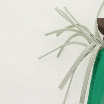 Hermes Pegase Rodeo Bag Charm Leather, GREEN, LEATHER, Charms and Keychains