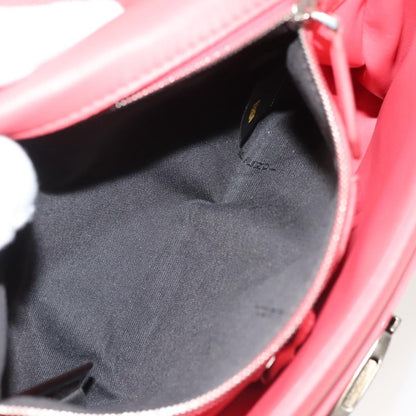 Fendi Be Baguette Flap Bag Leather, PINK, LEATHER, Shoulder bag