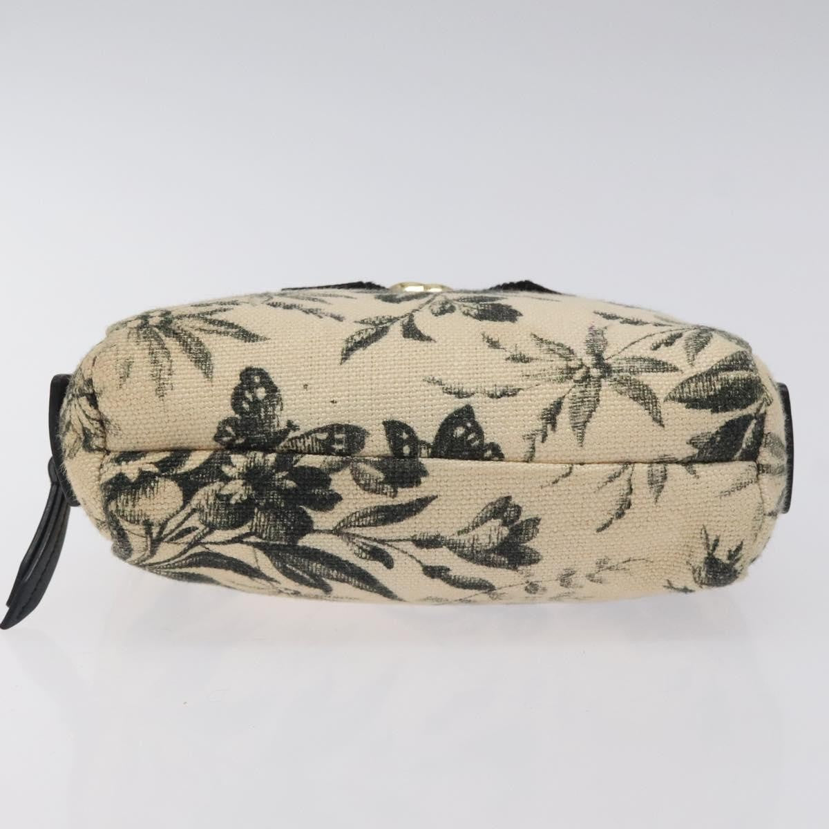 Gucci GG Marmont Pouch Coated Canvas, BEIGE, CANVAS, Clutche & pouche