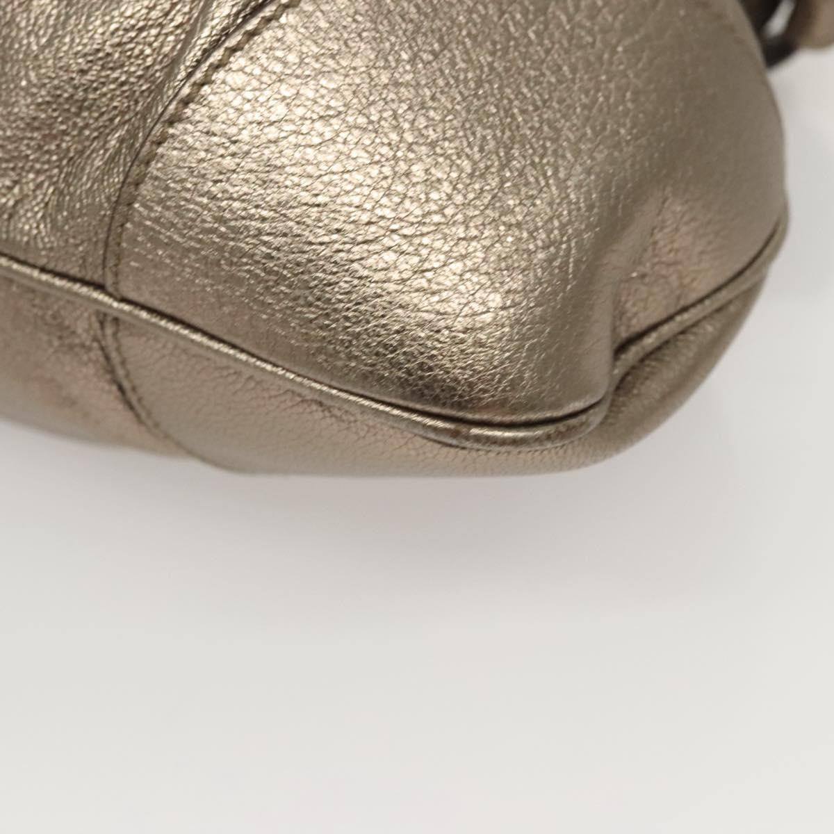 Salvatore Ferragamo Marisa Satchel Leather, GOLD, LEATHER, Handbag