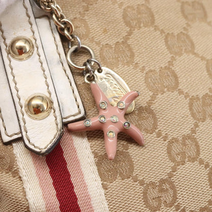 Gucci Jolicoeur Messenger Bag GG Canvas, BEIGE, CANVAS, Shoulder bag